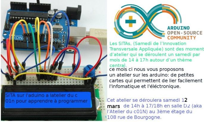 Samedi 12 mars 2016 : SITA#5 : Arduino - Labomedia